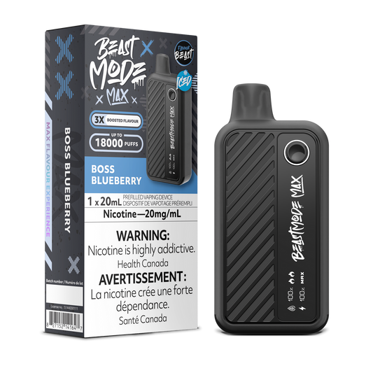 Flavour Beast Beast Mode Max 18K Boss Blueberry