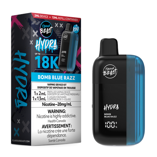 Flavour Beast Hydra Bomb Blue Razz