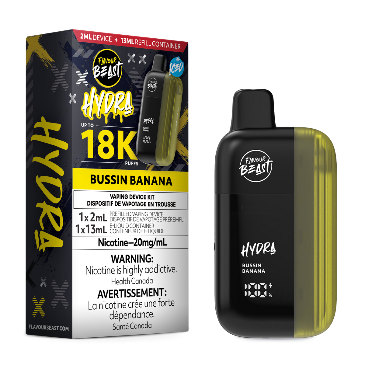 Flavour Beast Hydra Bussin Banana