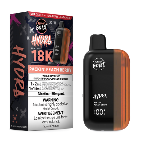 Flavour Beast Hydra Packin Peach Berry