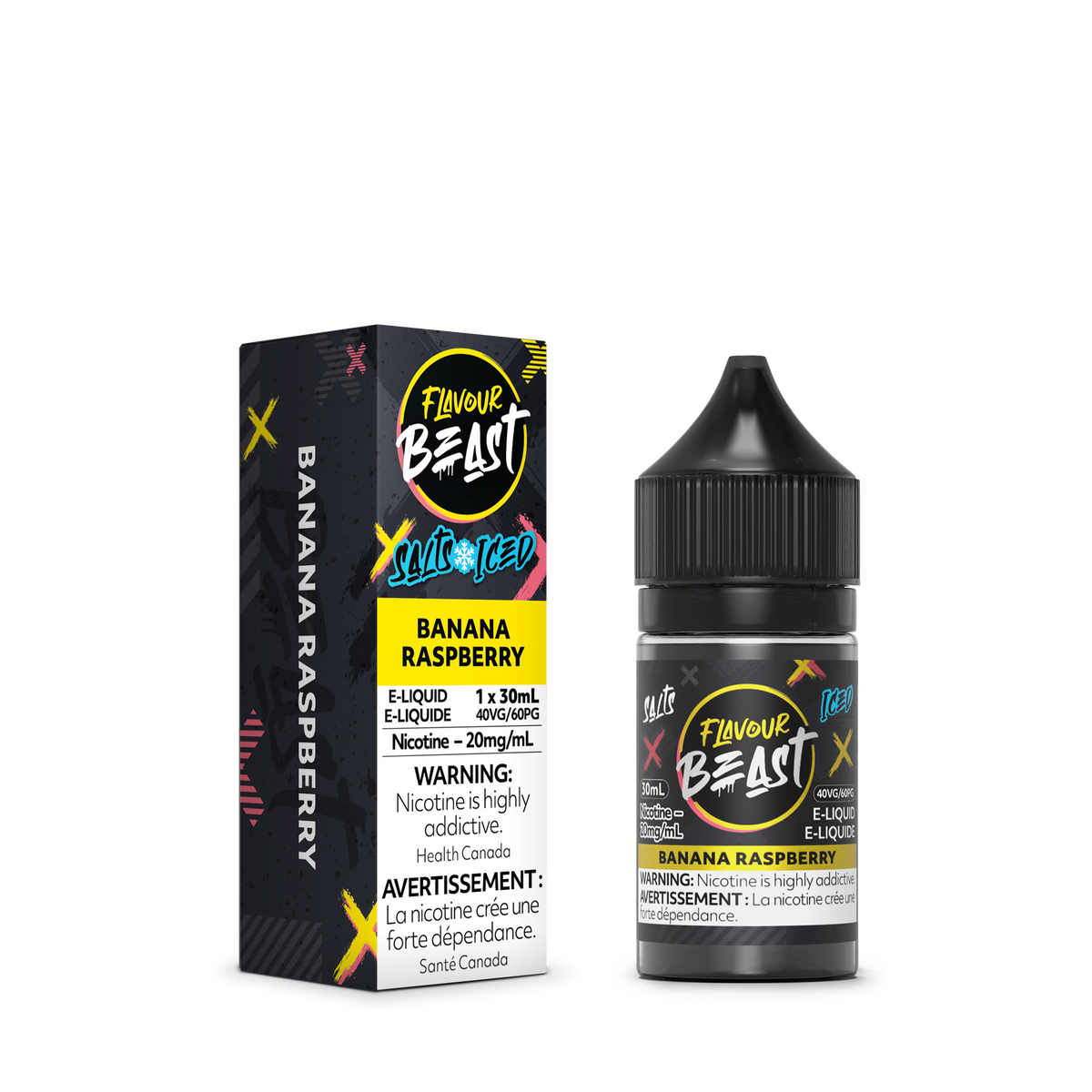 Flavour Beast Flavour Beast E Liquid Banana Raspberry Iced