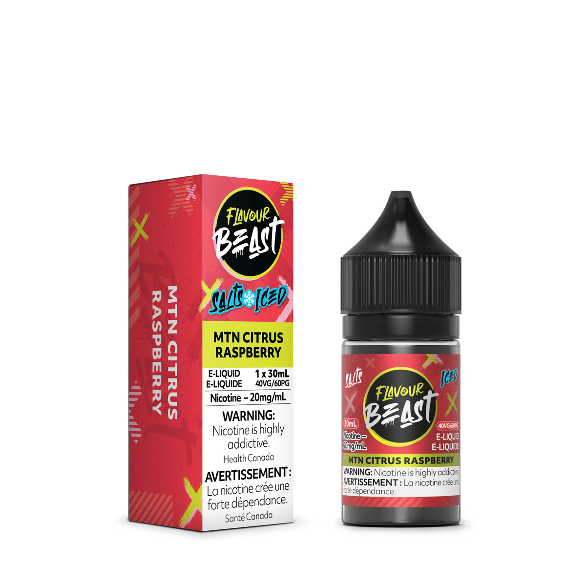 Flavour Beast Flavour Beast E Liquid Mtn Citrus Raspberry Iced