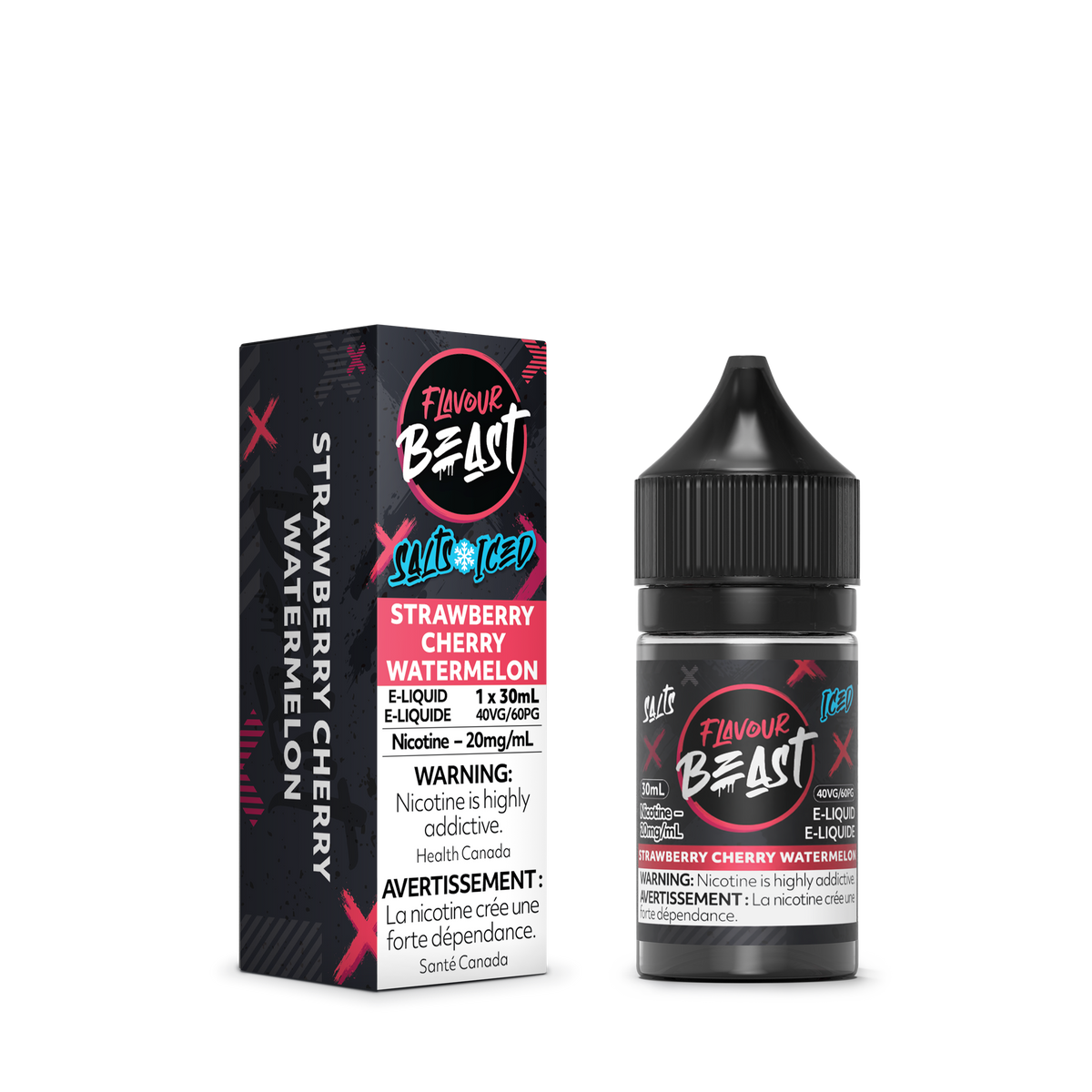 Flavour Beast Flavour Beast E Liquid Strawberry Cherry Watermelon Iced