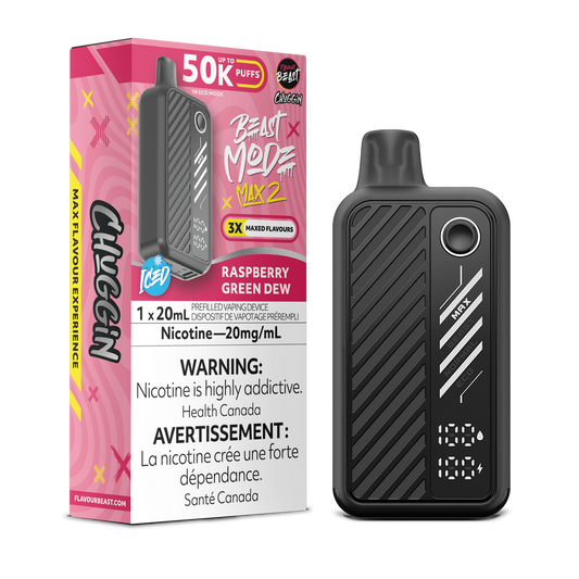 Flavour Beast Beast Mode Max 2 Raspberry Green Dew