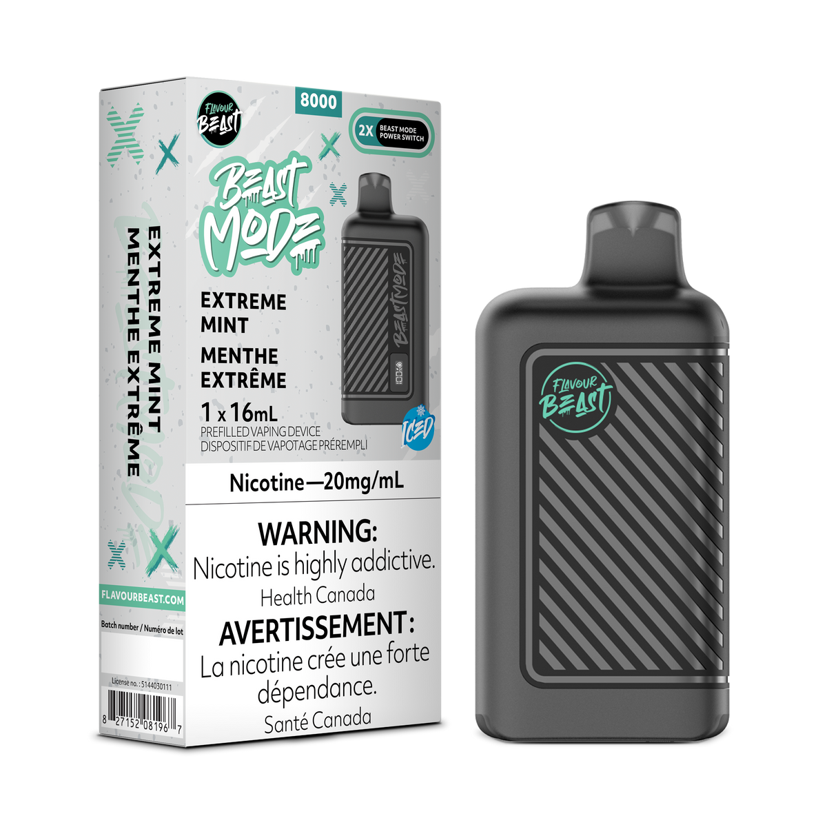 Flavour Beast Beast Mode Extreme Mint Iced
