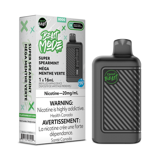 Flavour Beast Beast Mode Super Spearmint Iced