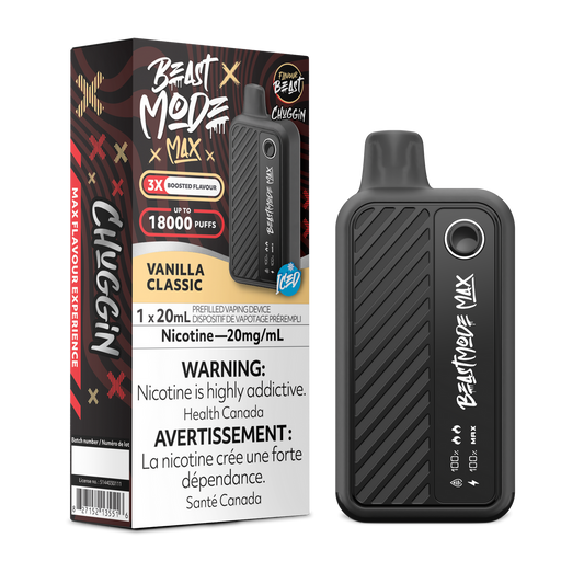 Flavour Beast Beast Mode Max 18K Chuggin Vanilla Classic