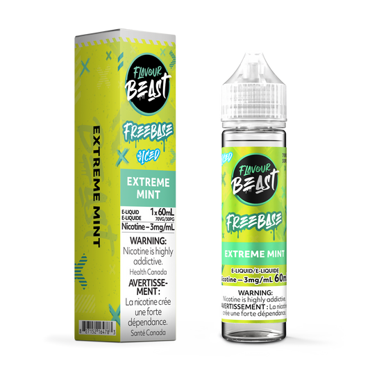 Flavour Beast E Liquid Freebase Extreme Mint Iced