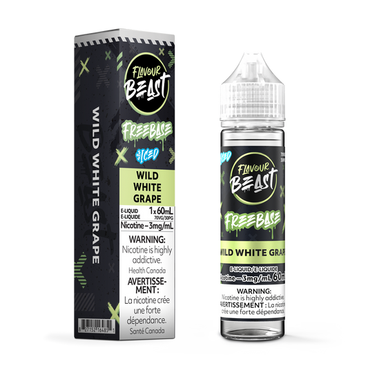 Flavour Beast E Liquid Freebase Wild White Grape Iced
