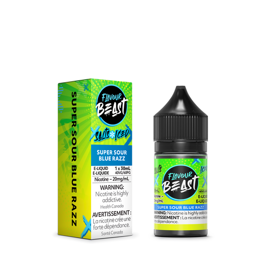 Flavour Beast E Liquid Super Sour Blue Razz