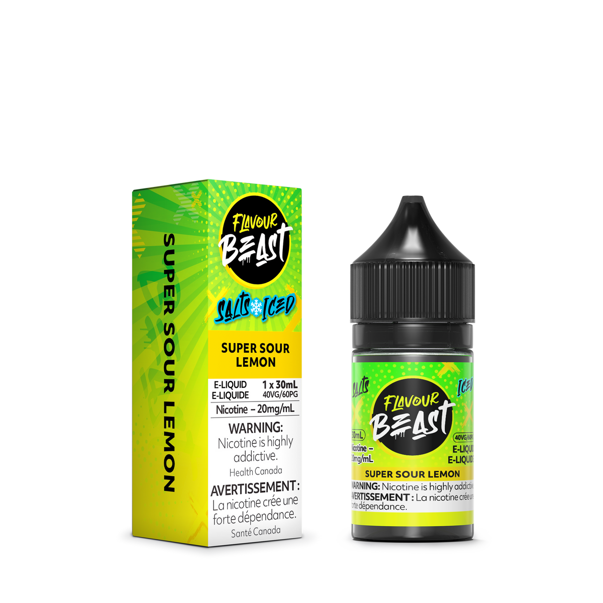 Flavour Beast E Liquid Super Sour Lemon