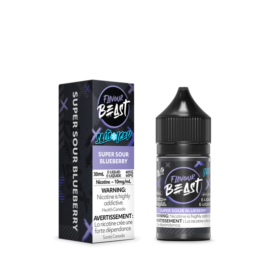 Flavour Beast E Liquid Super Sour Blueberry Iced