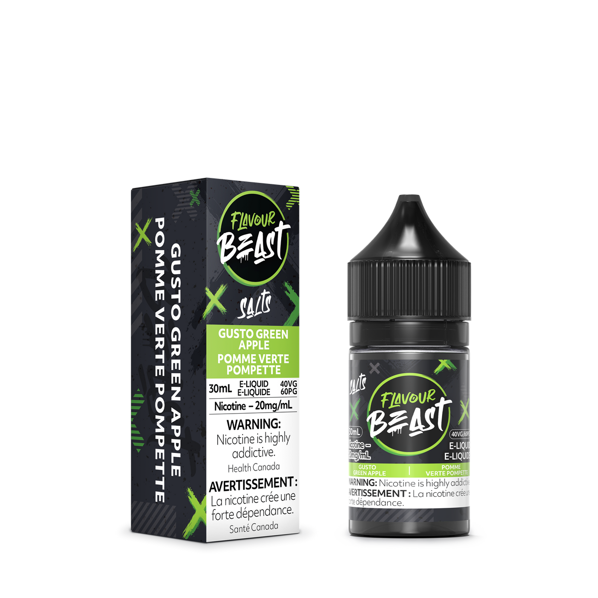 Flavour Beast E Liquid Gusto Green Apple