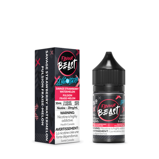 Flavour Beast E Liquid Savage Strawberry Watermelon Iced