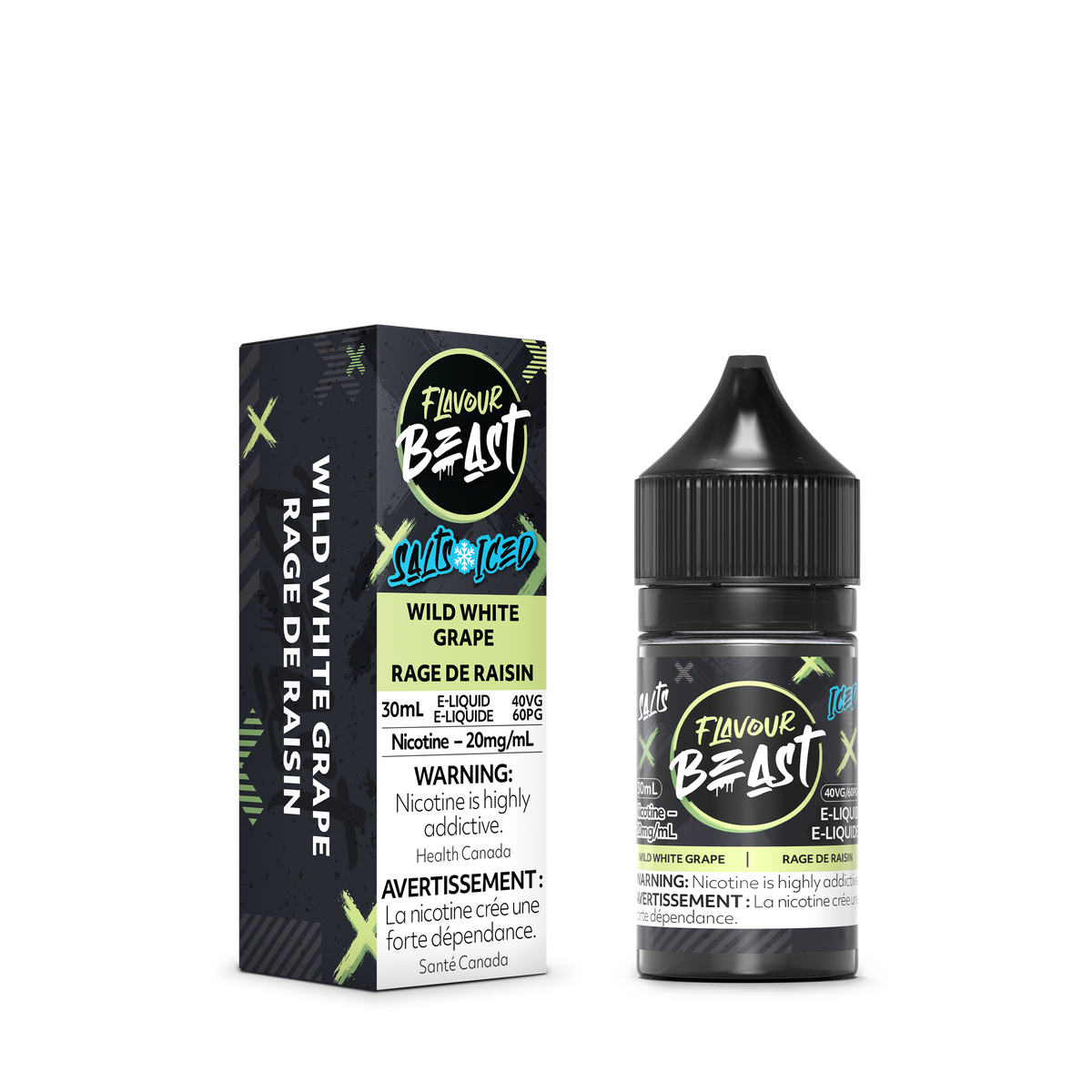 Flavour Beast E Liquid Wild White Grape Iced