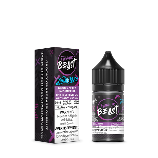 Flavour Beast E Liquid Groovy Grape Passionfruit Iced