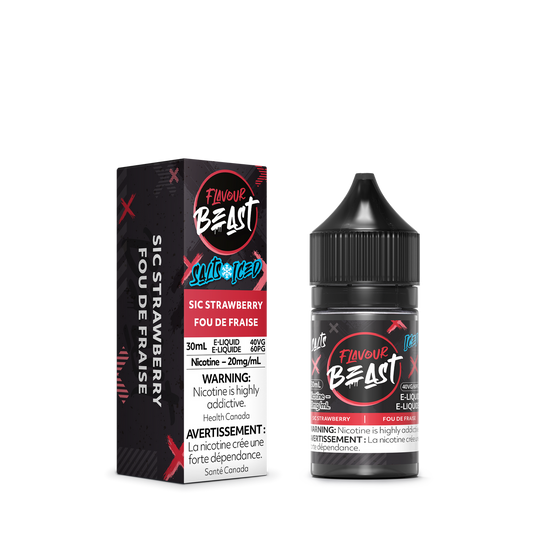 Flavour Beast E Liquid Sic Strawberry Iced