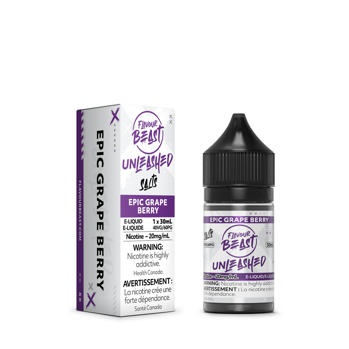 Flavour Beast E Liquid Unleashed Epic Grape Berry