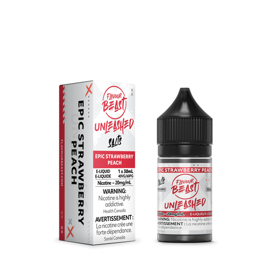 Flavour Beast E Liquid Unleashed Epic Strawberry Peach