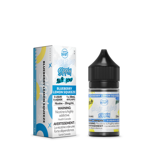 Flavour Beast E Liquid Unleashed Sippin Blueberry Lemon Squeeze