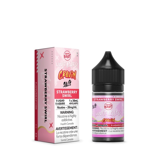 Flavour Beast E Liquid Unleashed Cravin Strawberry Swirl