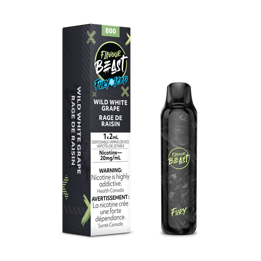 Flavour Beast Fury Wild White Grape Iced