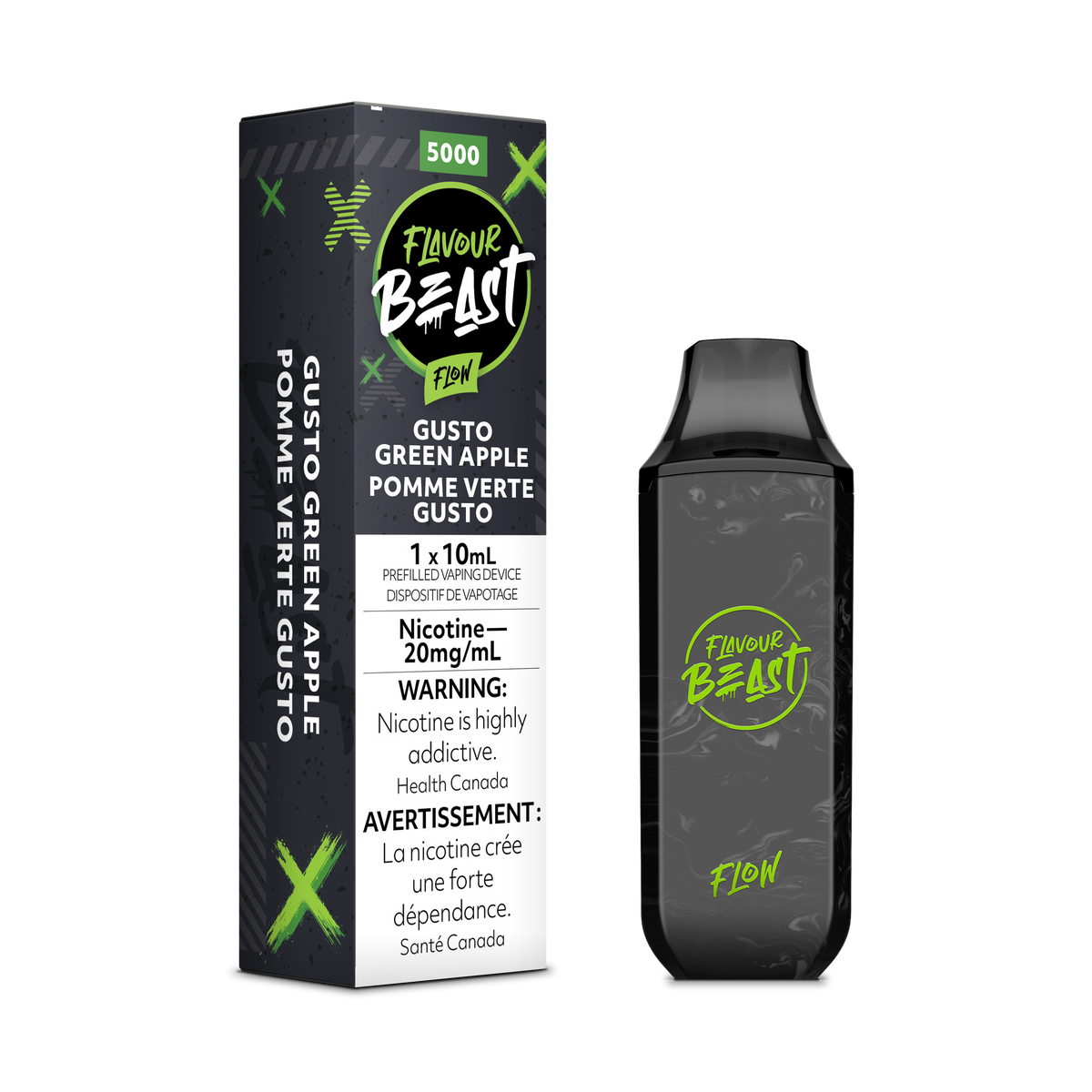 Flavour Beast Flow Gusto Green Apple