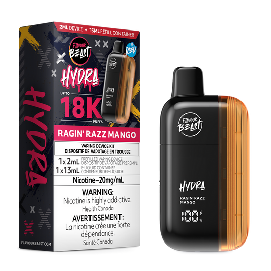 Flavour Beast Hydra Ragin Razz Mango