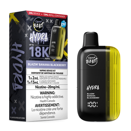 Flavour Beast Hydra Blazin Banana Blackberry