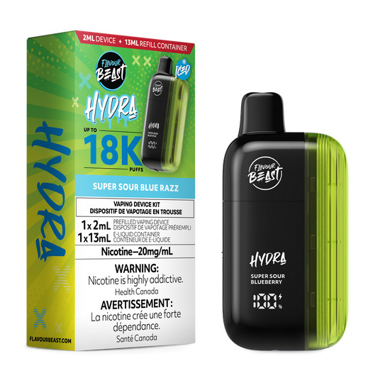 Flavour Beast Hydra Super Sour Blue Razz