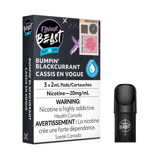 Flavour Beast Pods Bumpin Blackcurrant Iced
