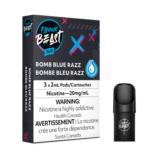 Flavour Beast Pods Bomb Blue Razz