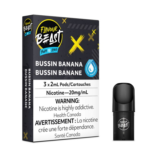 Flavour Beast Pods Bussin Banana Iced