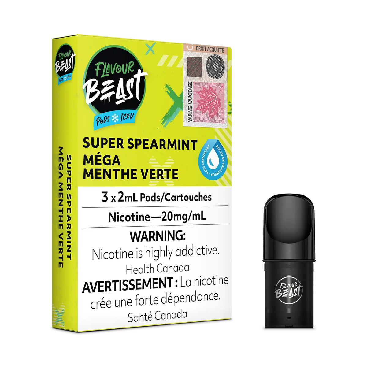 Flavour Beast Pods Super Spearmint Iced