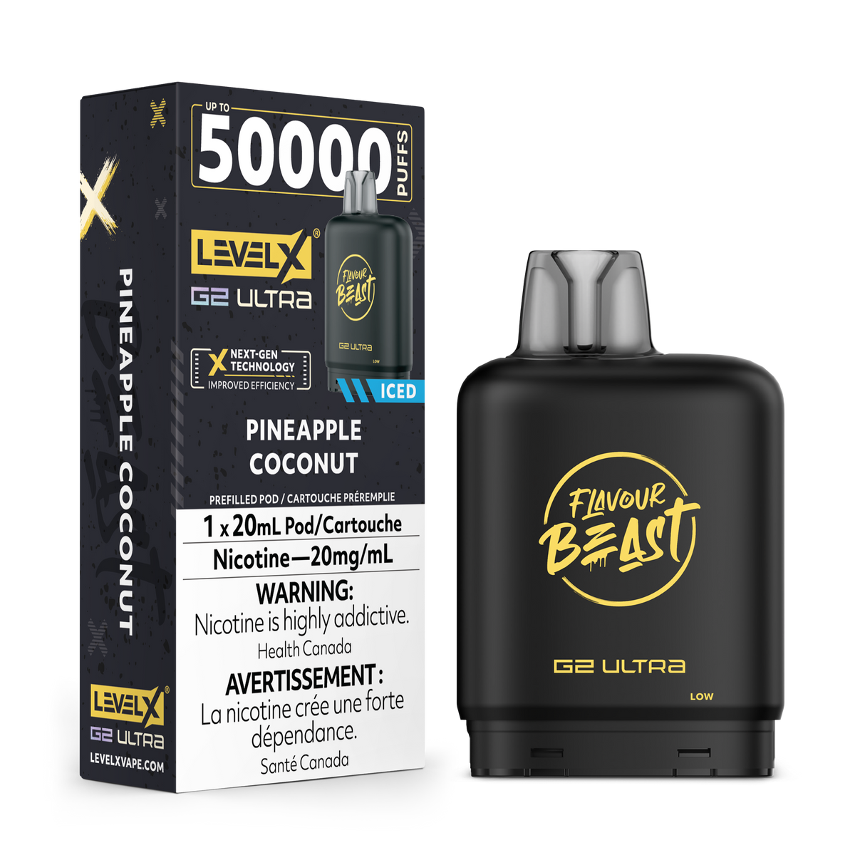 Level X G2 Ultra Pod Pineapple Coconut Iced