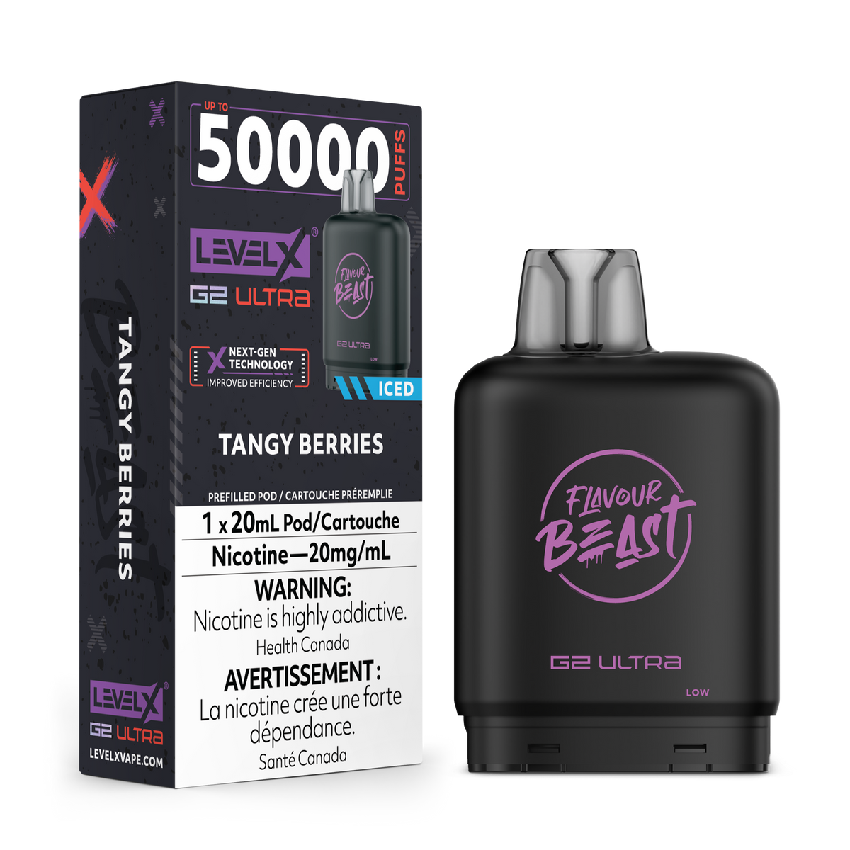 Level X G2 Ultra Pod Tangy Berries Iced