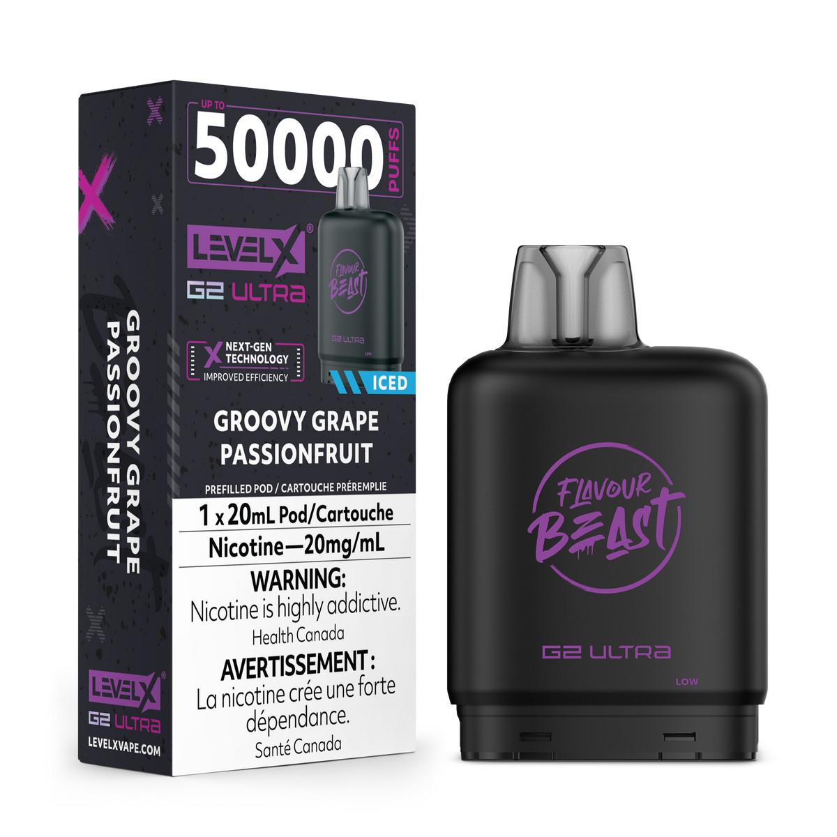 Level X G2 Ultra Pod Groovy Grape Passionfruit