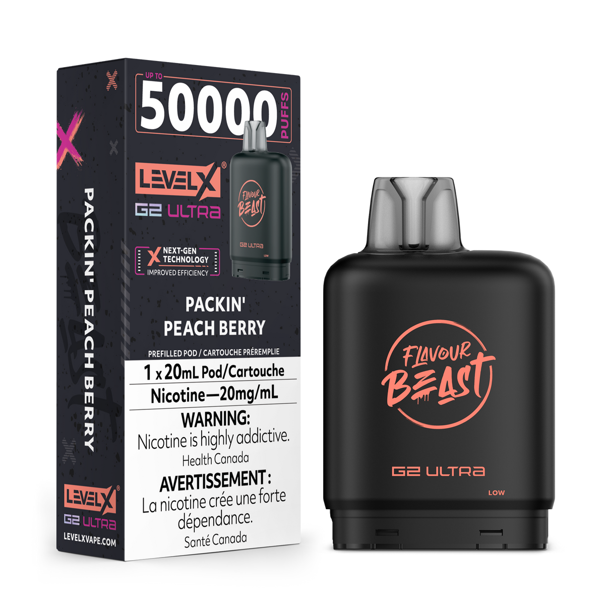 Level X G2 Ultra Pod Packin Peach Berry