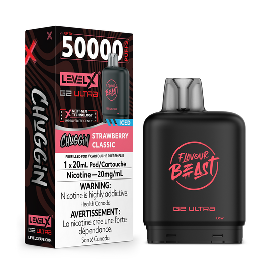 Level X G2 Ultra Pod Chuggin Strawberry Classic Iced