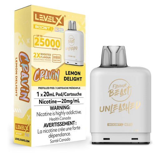 Level X Boost Pod Unleashed Lemon Delight