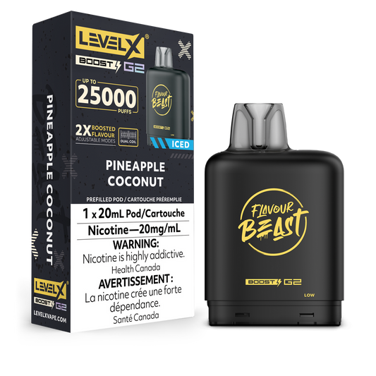 Level X Boost Pod Pineapple Coconut