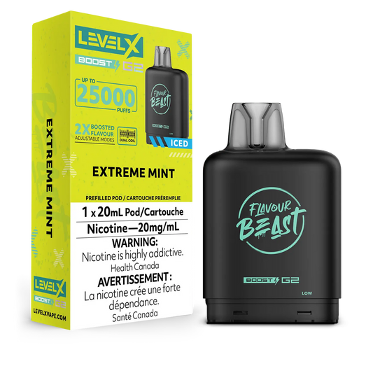 Level X Boost Pod Flavour Beast Extreme Mint Iced