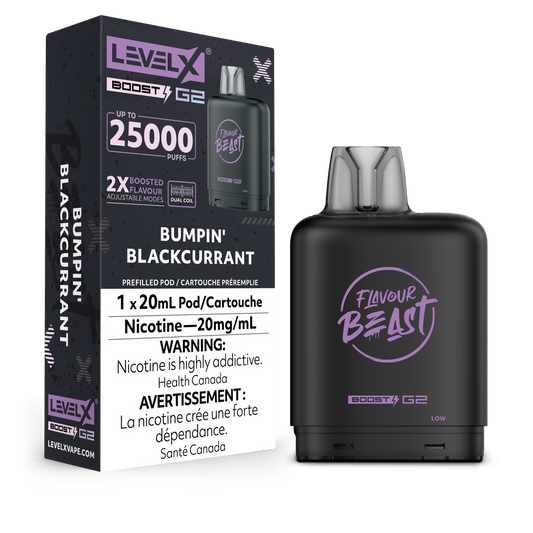 Level X Boost Pod Flavour Beast Bumpin Blackcurrant