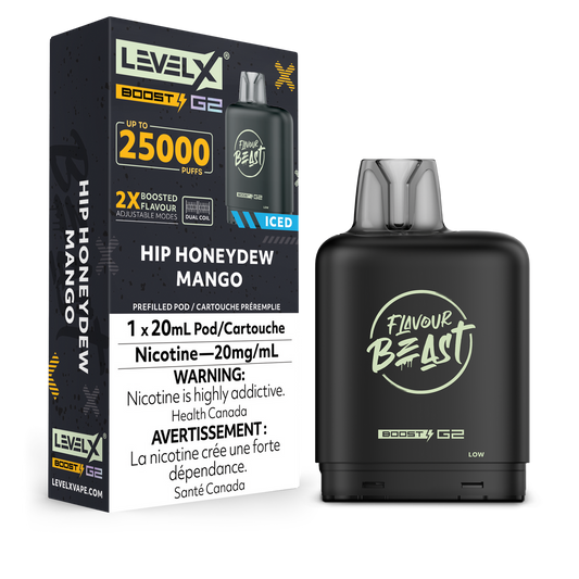 Level X Boost Pod Flavour Beast Hip Honeydew Mango