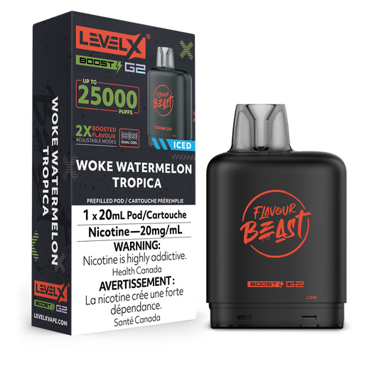 Level X Boost Pod Flavour Beast Woke Watermelon Tropica