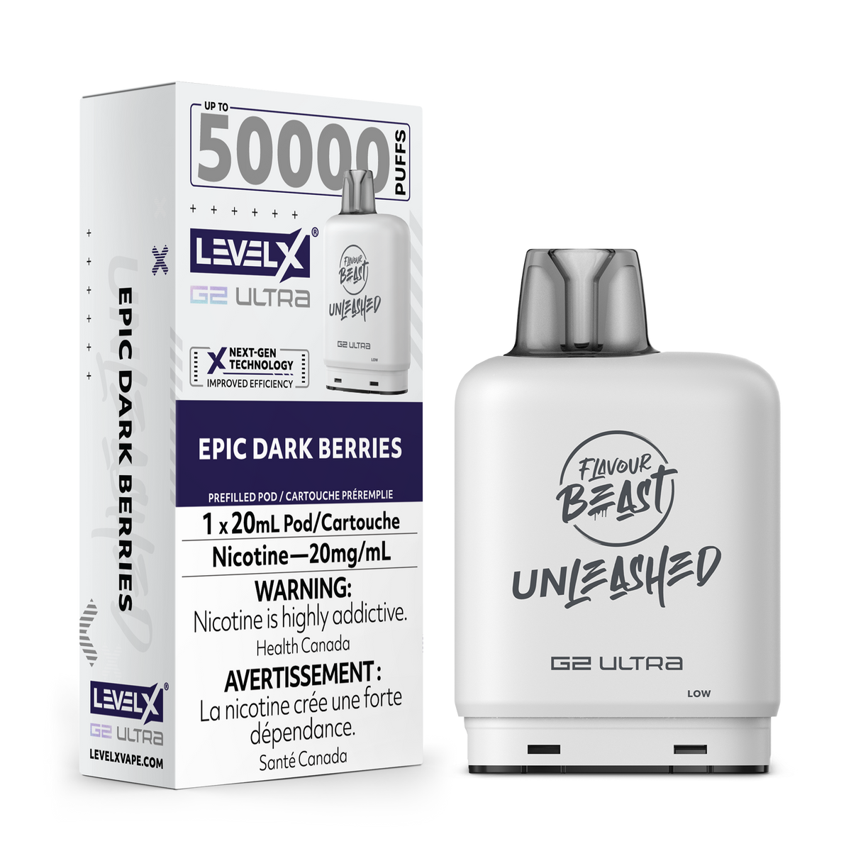 Level X Unleashed G2 Ultra Pod Epic Dark Berries