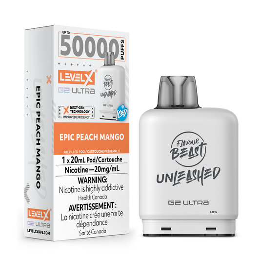 Level X Unleashed G2 Ultra Pod Epic Peach Mango