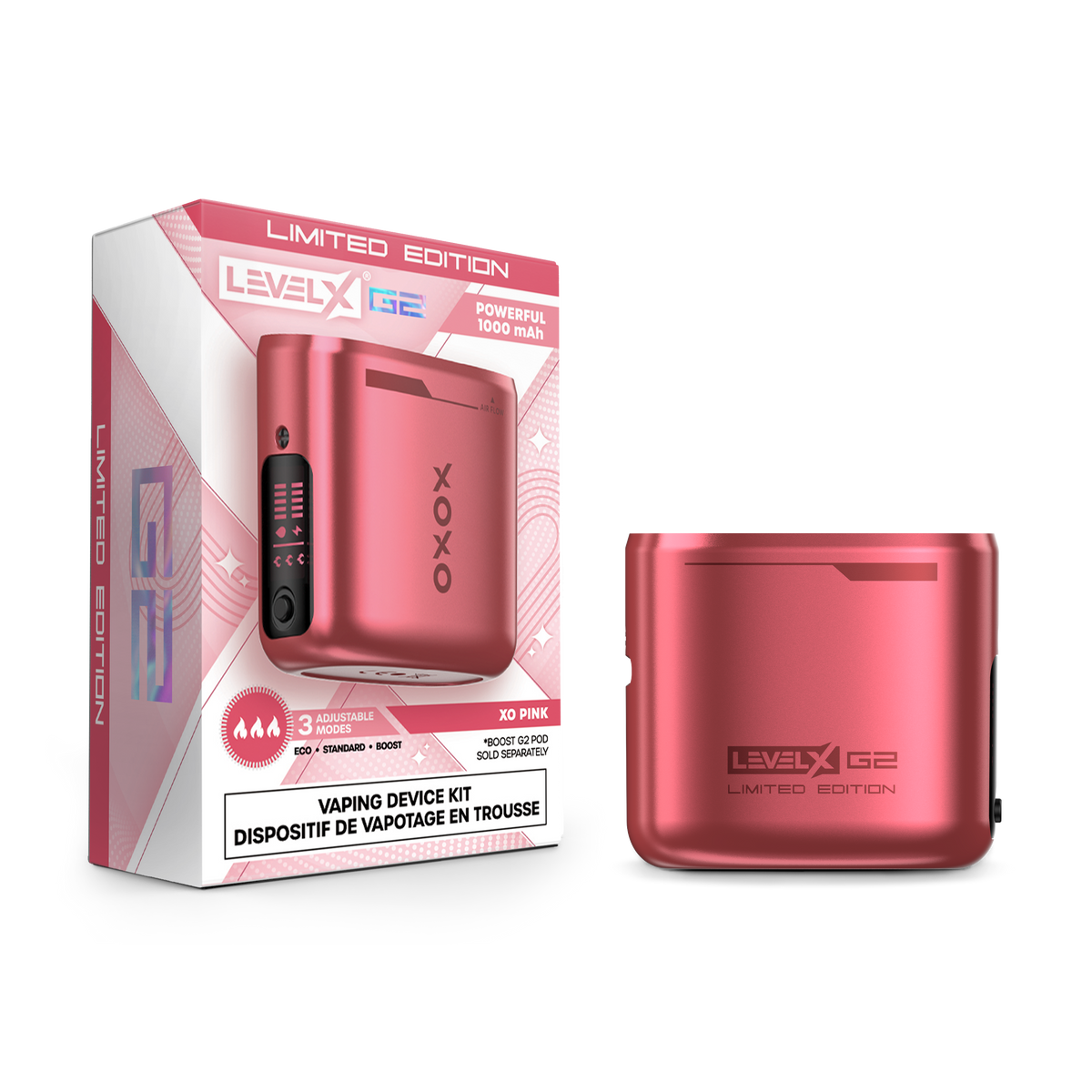 Level X Boost G2 Device Kit 1000 Xo Pink