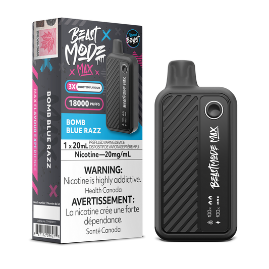 Flavour Beast Beast Mode Max 18K Bomb Blue Razz