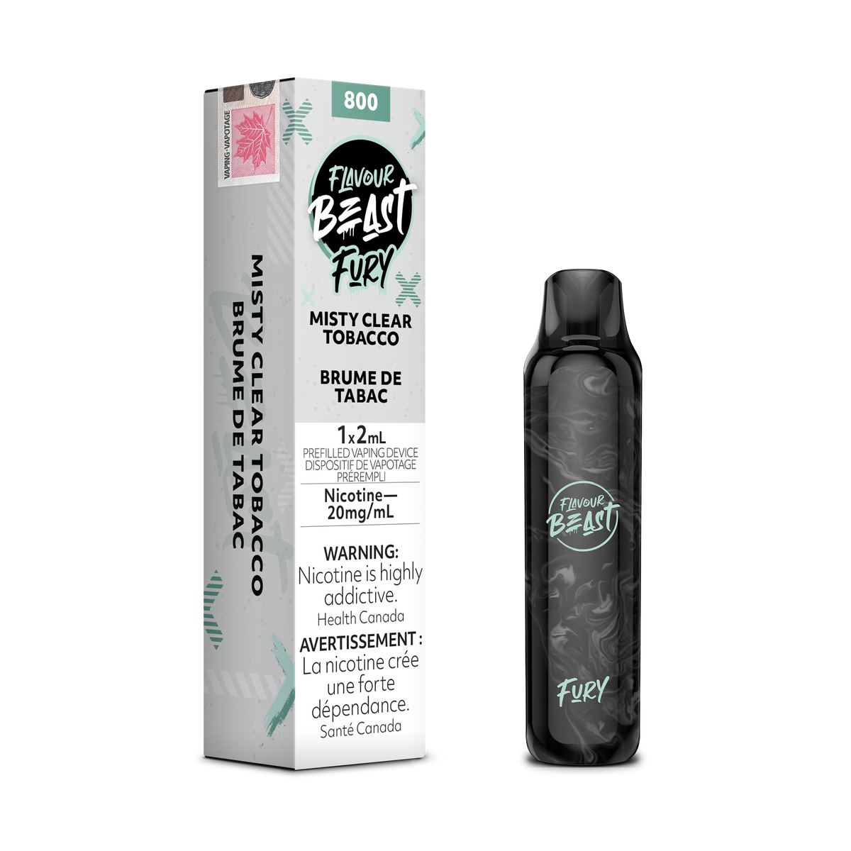 Flavour Beast Fury Misty Clear Tobacco